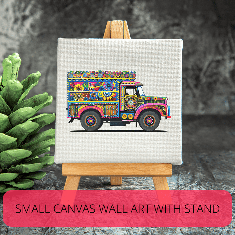 Small Canvas Wall Art With Stand