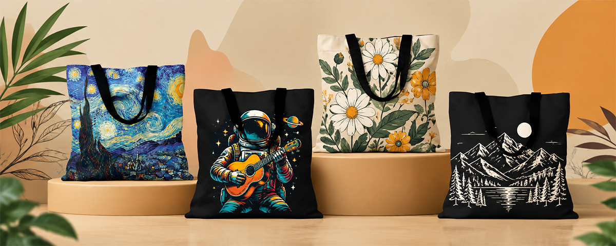 Zipper Tote Bag