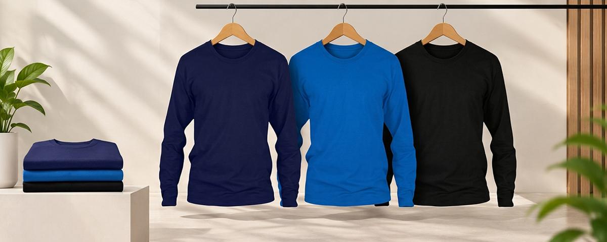 Long Sleeve Solid T-shirt