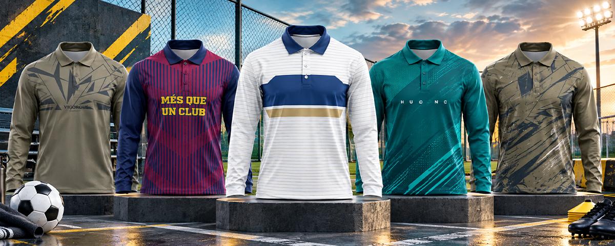 Polo Long Sleeve Active Tees