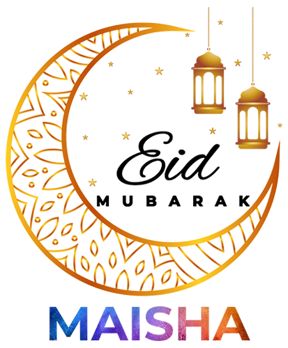Eid Mubarak Moon With Customized Name Premium Romper